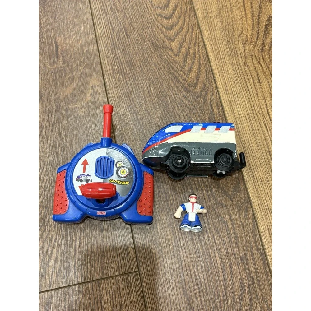 Geotrax Blue Stand Alone Aero & Eric Train Engine Remote 2006 Works Fisher Price